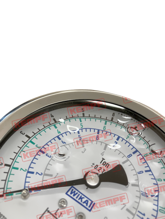 144755 Kempf Manometer (300)  Beladem. m.Tonneneint.